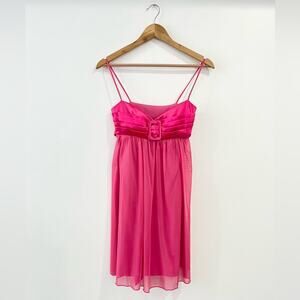 B Darlin Pink Babydoll Y2k Dress 1/2